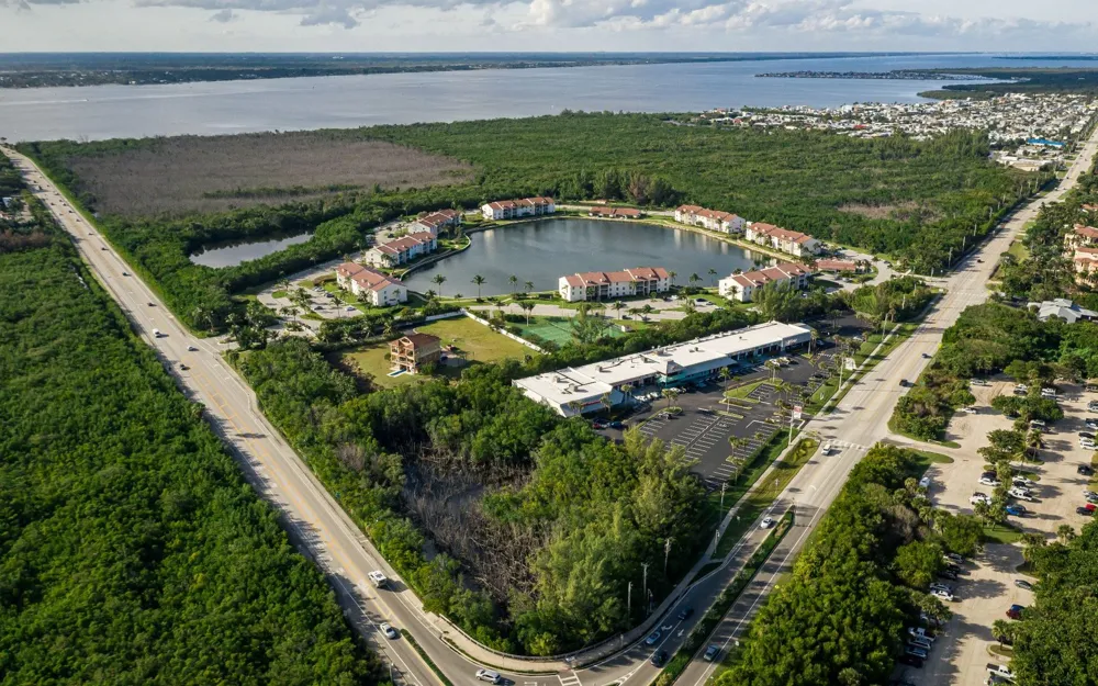 Aerial view of Jensen Beach
