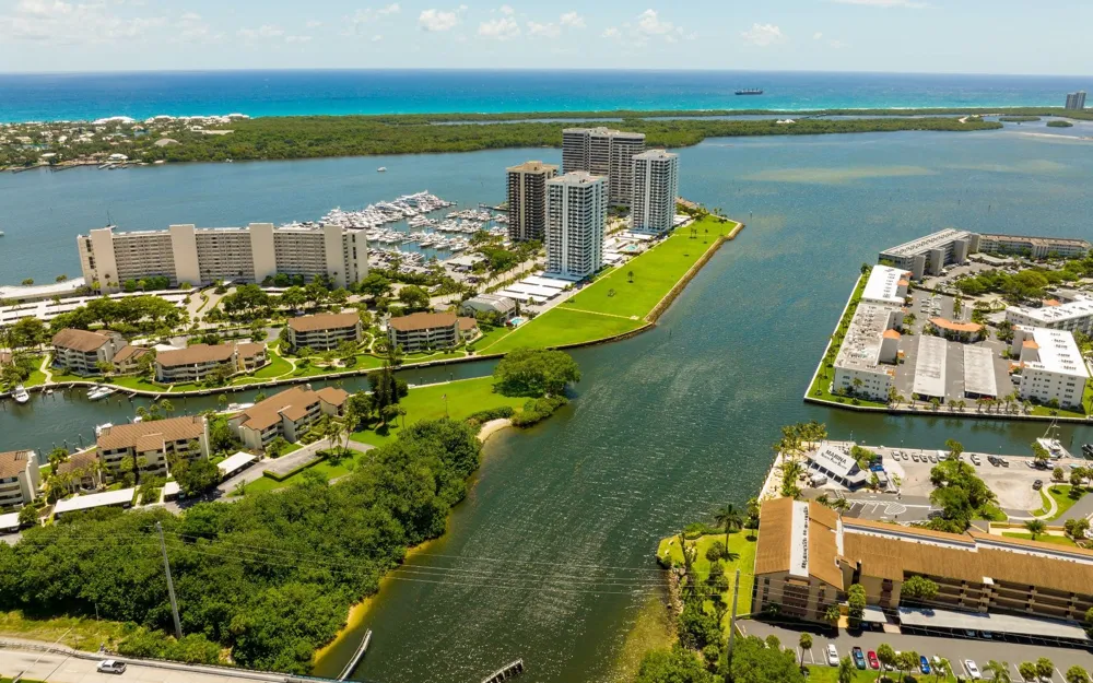 Aerial view of North Palm Beach