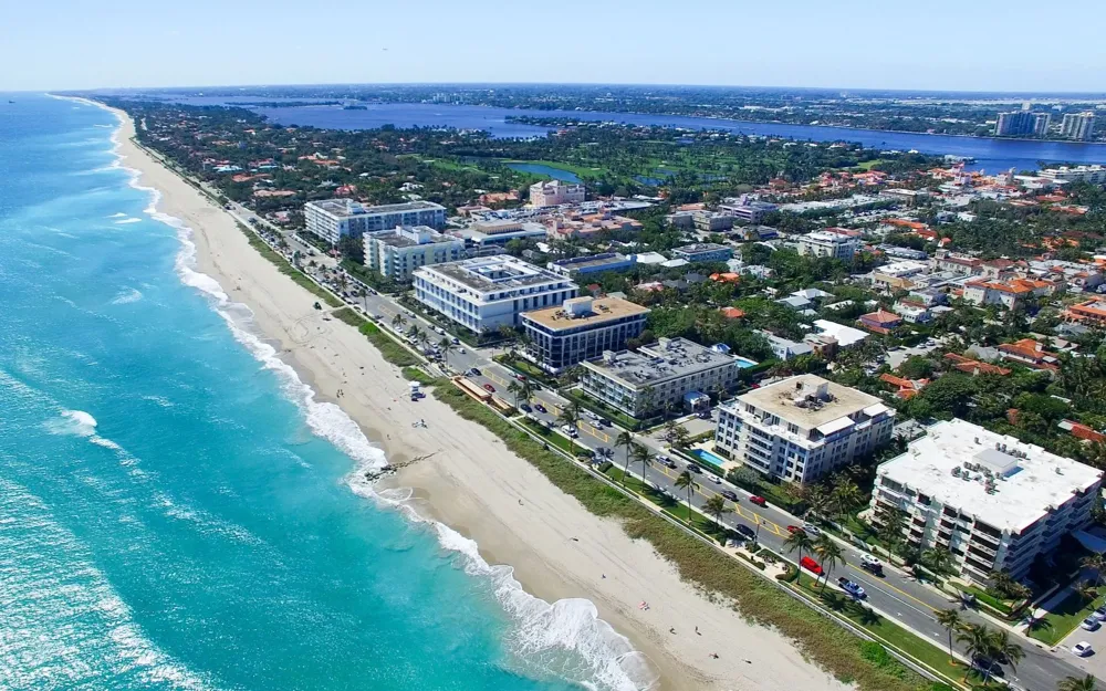 West Palm Beach coastline