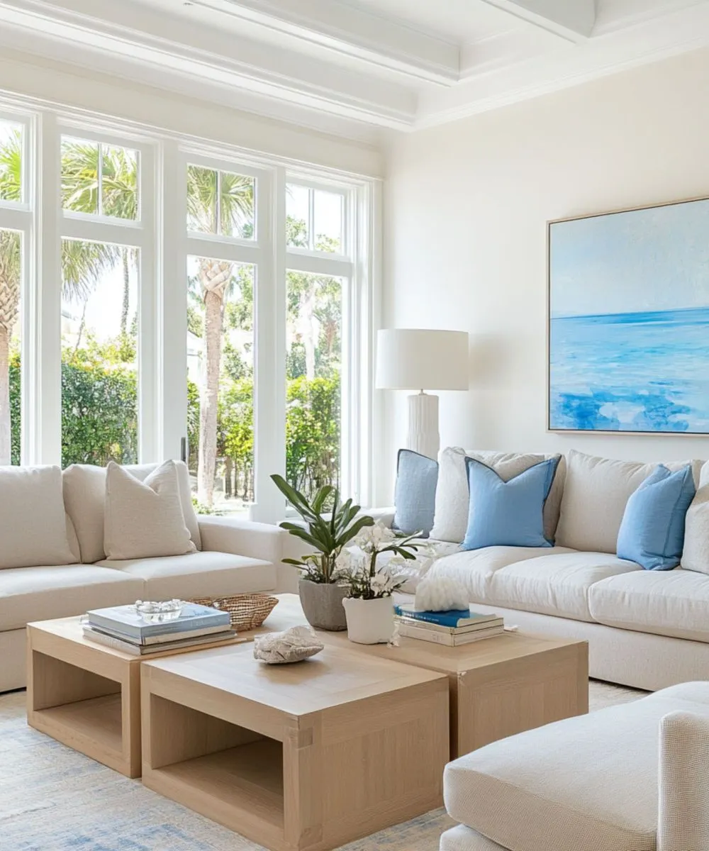 Staged living room ready for a home valuation